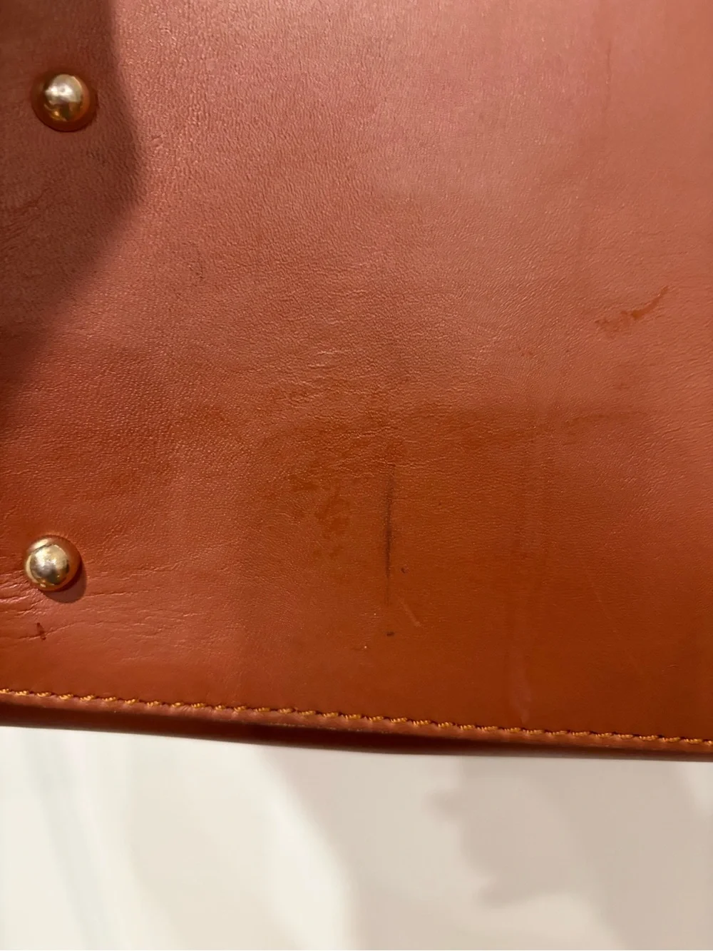Dooney & Bourke Chestnut Brown Leather Tote